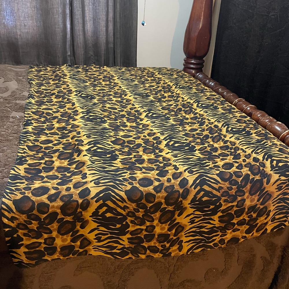 Leopard Print Scarf, Swim wrap,Shawl etc